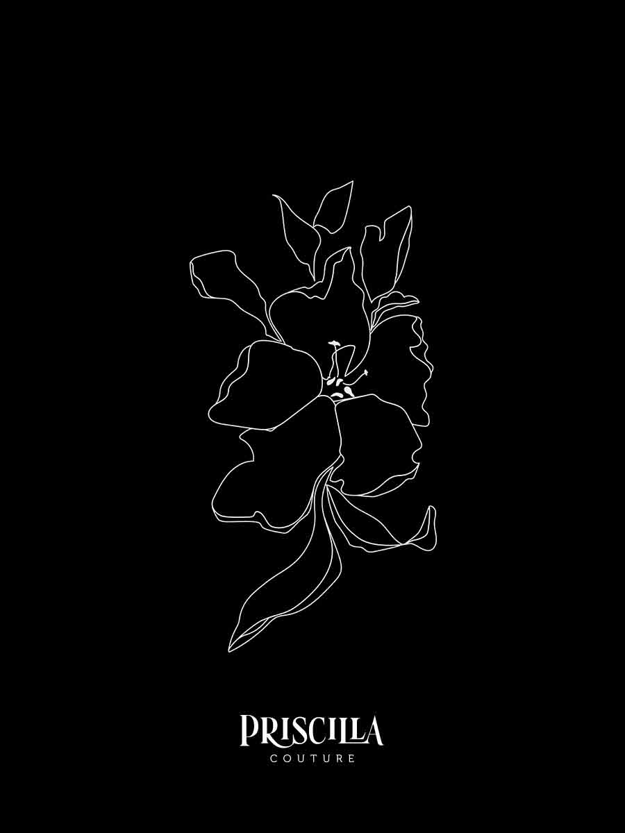 Priscilla Couture flower illustration